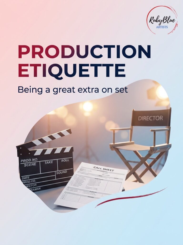 Production Etiquette: A Guide for RubyBlue Extras